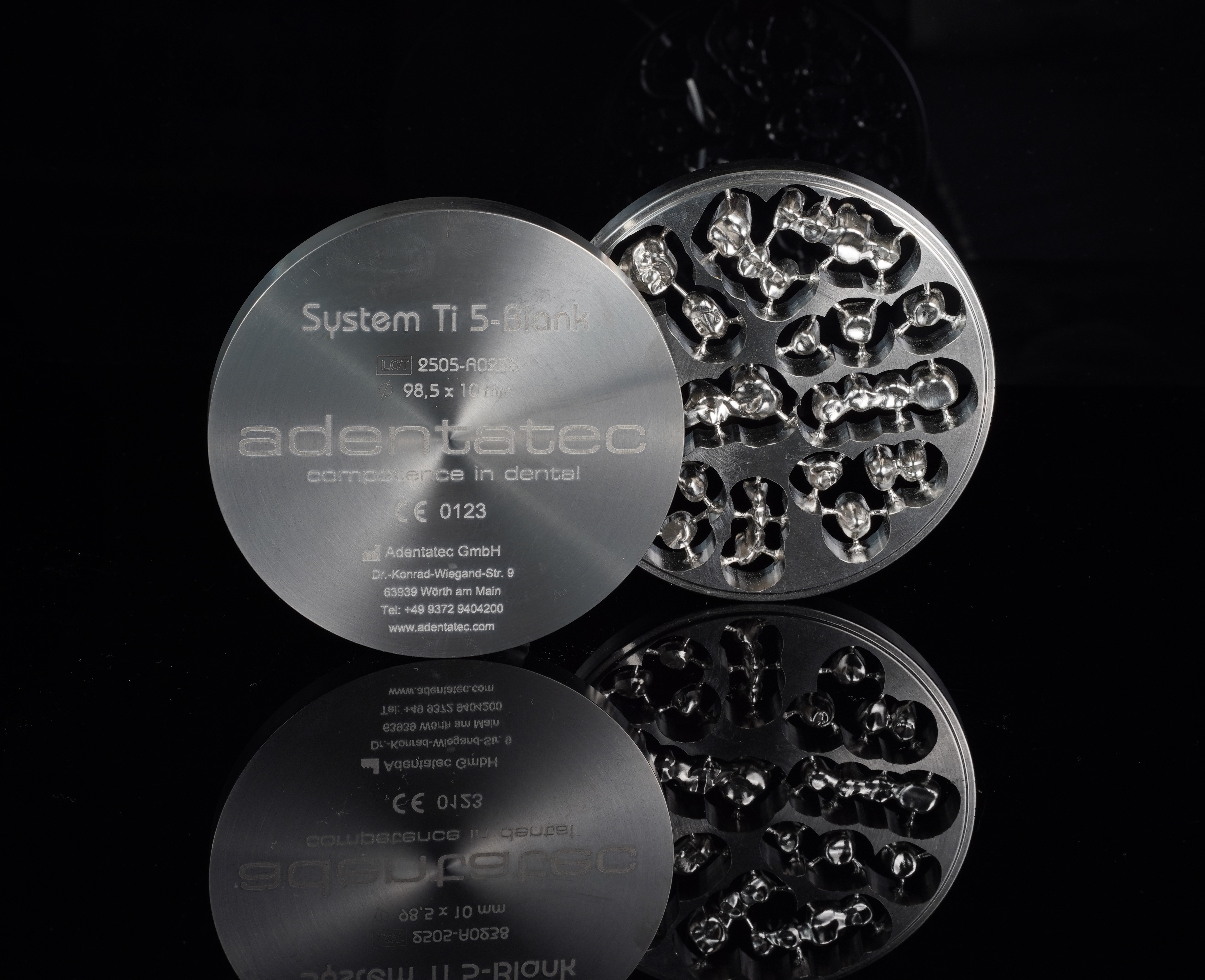 SysteTi-5-Blank Titan Blank 98,5 x 8 mm