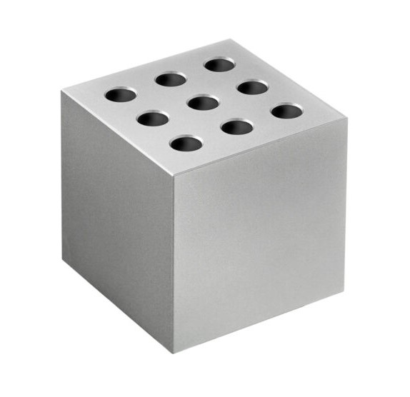 Aluminiumwürfel, natur eloxiert, einzeln